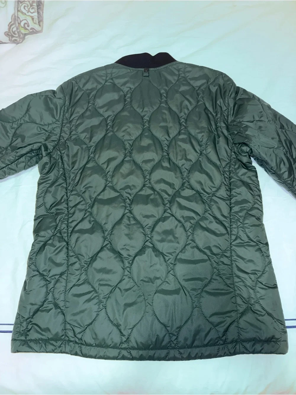 The North Face Men's Quilted Puffer Jacket - Dark Green